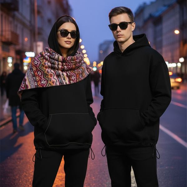 Oversized Hoodie with Adjustable hem