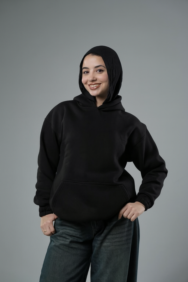 Oversized Hoodie with Adjustable hem
